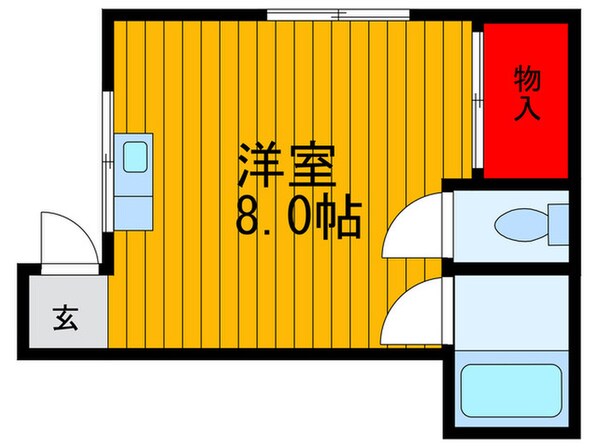 八雲西マンションの物件間取画像